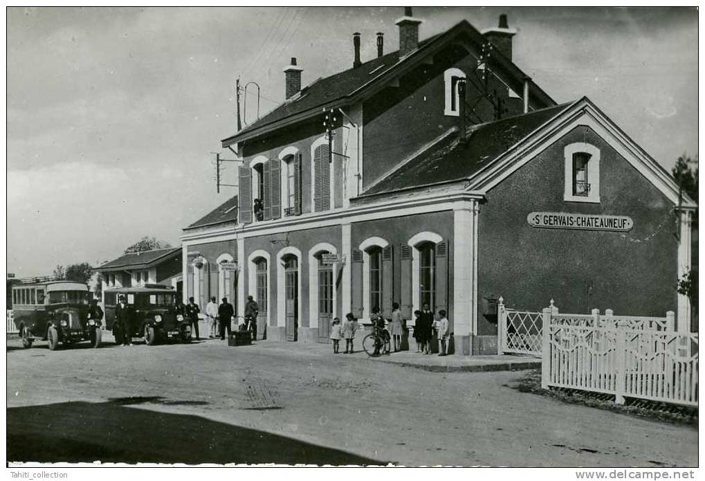 SAINT-GERVAIS-D'AUVERGNE - La Gare De S-Gervais-Châteauneuf - Saint Gervais D'Auvergne