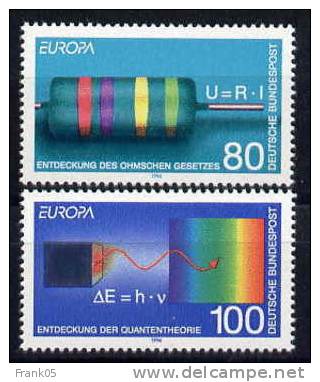 Deutschland / Germany / Allemagne 1994 Satz/set EUROPA ** - 1994