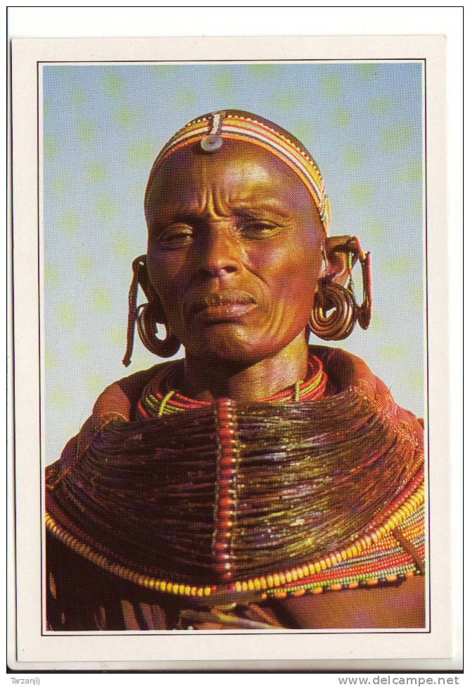 CPM Kenya Woman In Tribal Costume - Kenya