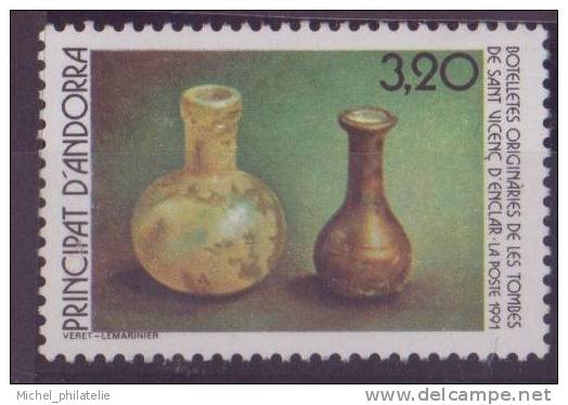 ANDORRE N° 404** NEUF SANS CHARNIERE PETITS FLACONS - Unused Stamps