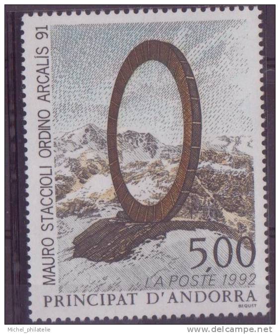 ANDORRE N° 423** NEUF SANS CHARNIERE ARTS - Nuevos