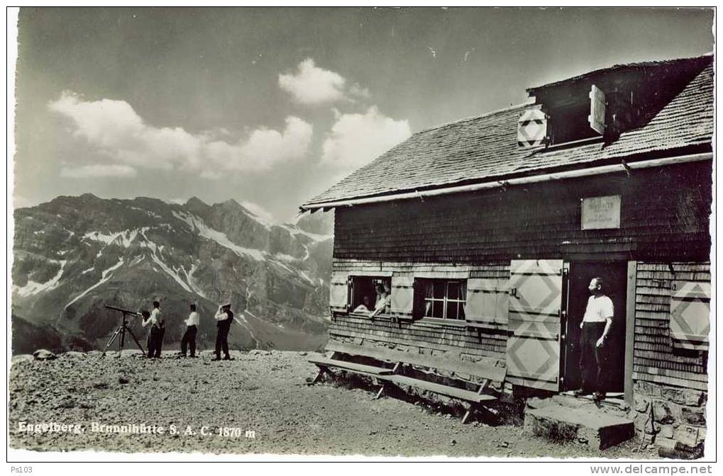 Suisse - Engelberg (OW) - Brunnihütte S.A.C. / Cabane - Avec Cachet C.A.S. - Engelberg