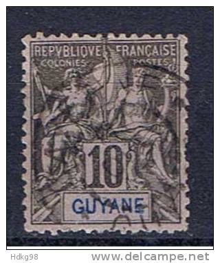 F+ Guyana 1892 Mi 33 Allegorie - Gebraucht