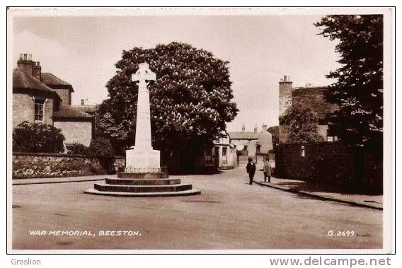 WAR MEMORIAL BEESTON G . 2699 CP PHOTO (PETITE ANIMATION) - Autres & Non Classés