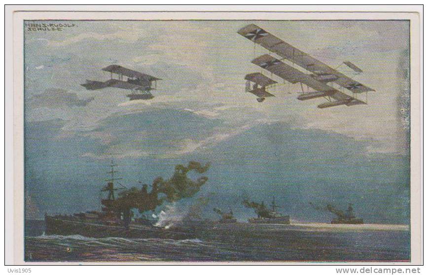Waffenflugzeuge Uber Der Englishen Flotte - 1914-1918: 1ère Guerre