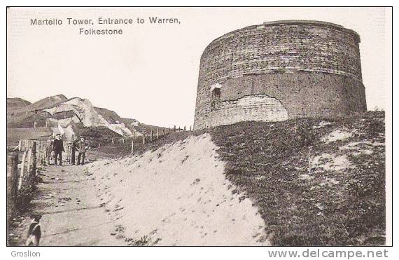 MARTELLO TOWER ENTRANCE TO WARREN FOLKESTONE (PETITE ANIMATION) 8199 - Other & Unclassified