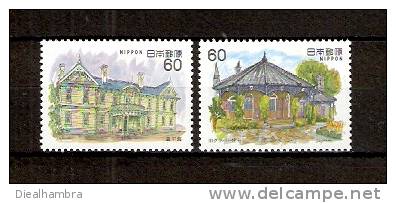 JAPAN NIPPON JAPON MODERN WESTERN-STYLE ARCHITECTURE SERIES 8th. ISSUE 1983 / MNH / 1552 - 1553 · - Nuevos