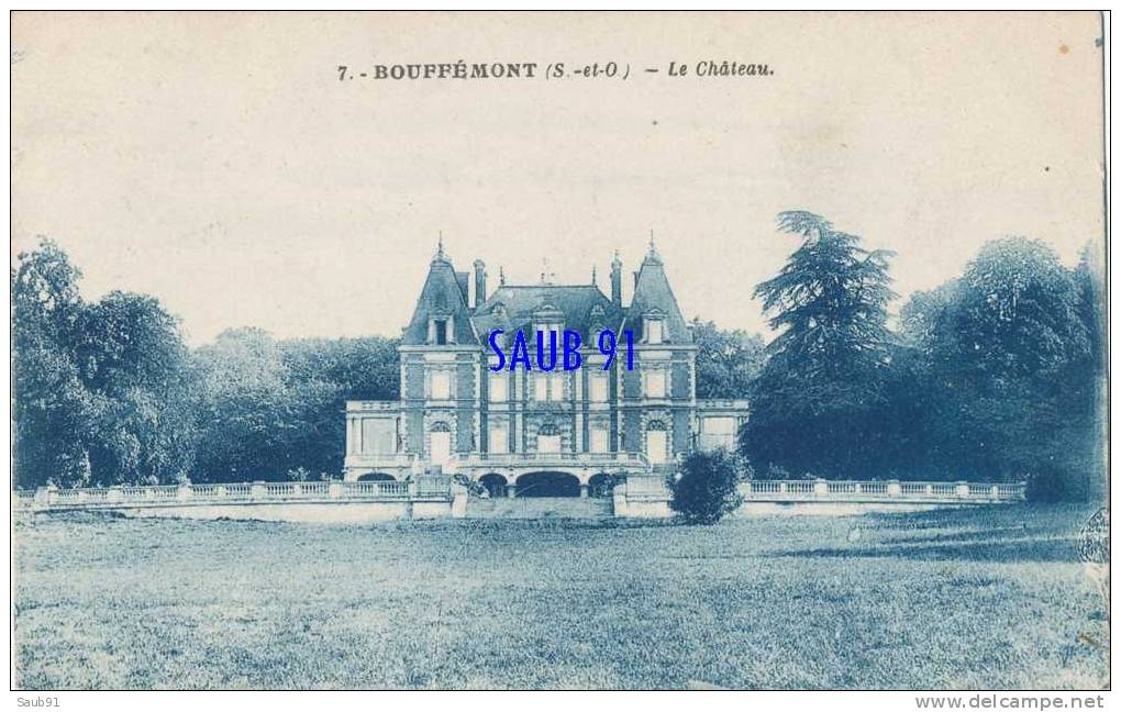 Bouffémont -Le Château-- N°7 -Circulé - Réf:3_0597 - Bouffémont