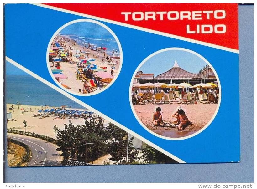 S274 TORTORETO LIDO TERAMO  MULTIPLA ANIMATA Vg - Teramo