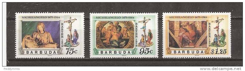 Barbuda: 370/ 373 ** - Pâques