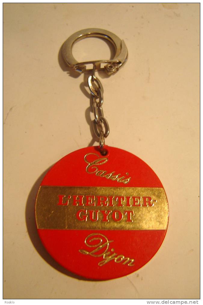 PORTE CLEFS 1960/70 / L HERITIER GUYOT / CASSIS DIJON / LA GRENOUILLE  / TRES BEL ETAT - Porte-clefs