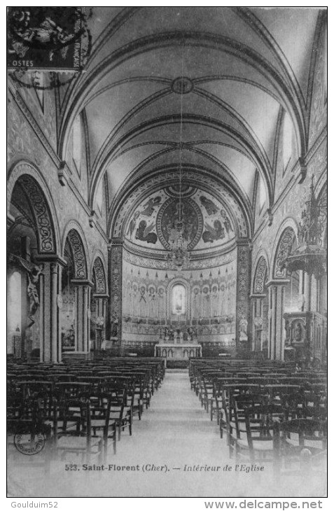 Intérieur De L´église - Saint-Florent-sur-Cher