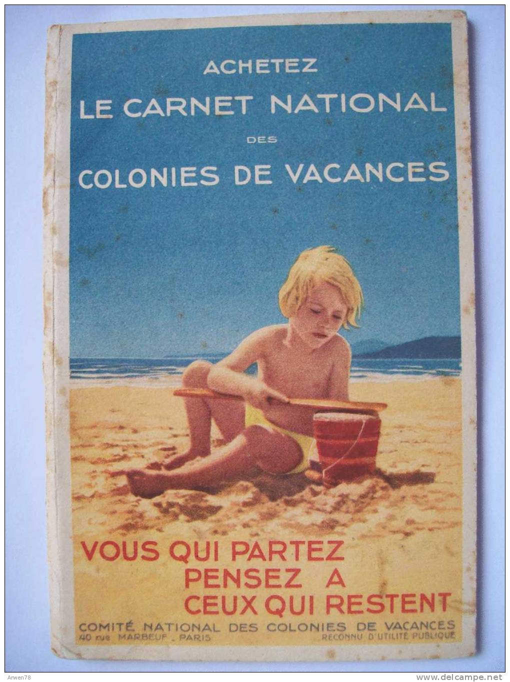 Illustrateur G Redon Carnet De 9/10 Cartes Pour Les Colonies De Vacances Tout Les Scans - Redon