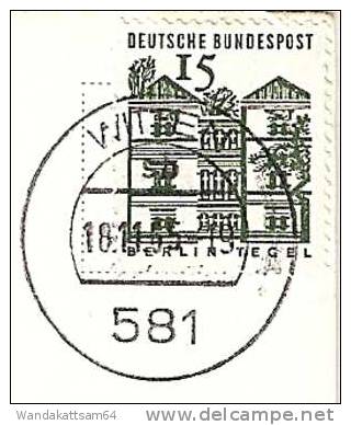 AK Bergisches Museum Schloß Burg a. d. Wupper 18.11.65-19 581 WITTEN sb Jede Anschrift mit Postleitzahl nach Bad Honnef