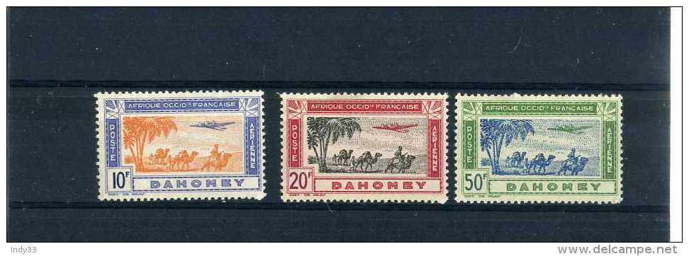 - FRANCE COLONIES .  TIMBRES DU DAHOMEY 1942 . AERIENS - Unused Stamps