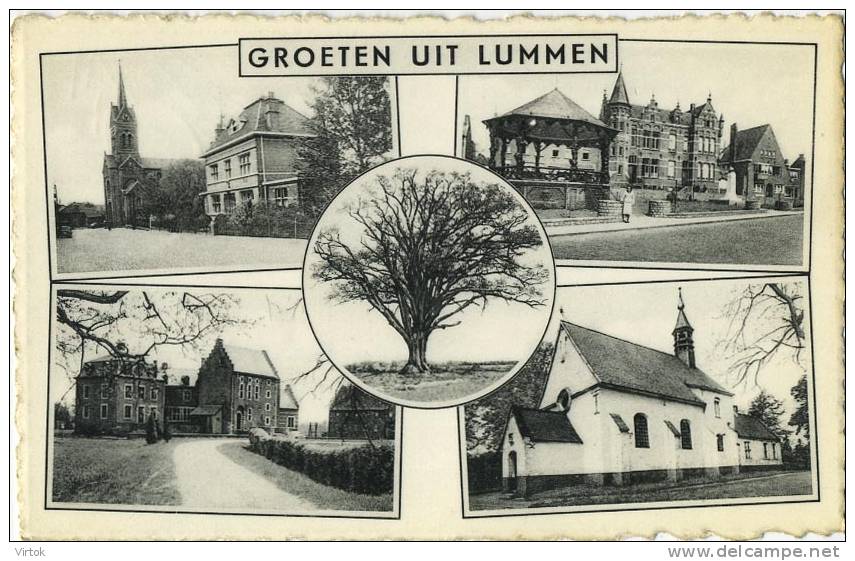 Lummen :  Groeten Uit  ( Geschreven Met Zegel ) - Lummen