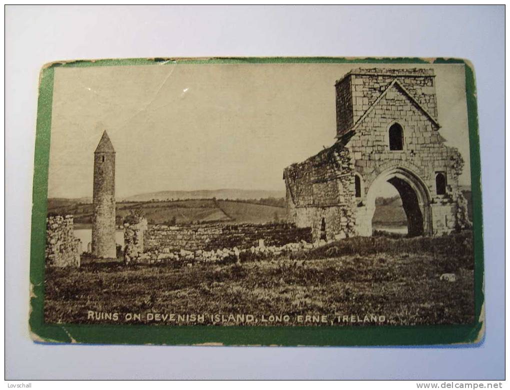 Ruins On Devenish Island.  (10 - 8 - 1915) - Fermanagh