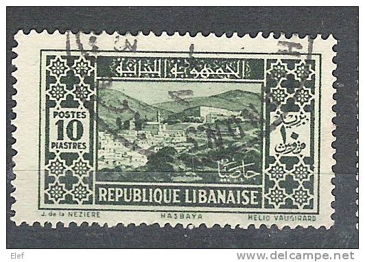 GRAND LIBAN, 1930, Yvert N° 144 Obl , 10 P  , TB, Cote 1,10 Euro - Autres & Non Classés