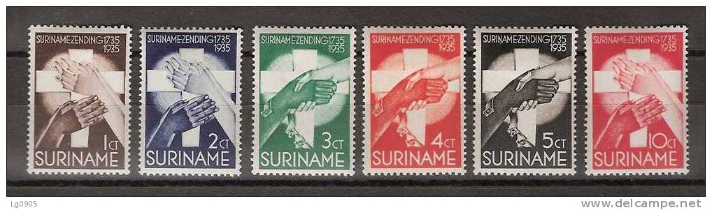 Suriname 151-156  MLH: Missie, Mission, Mision 1935 - Suriname ... - 1975