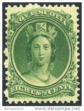 Nova Scotia #11 Mint Never Hinged 8-1/2c Victoria From 1860-63 - Unused Stamps