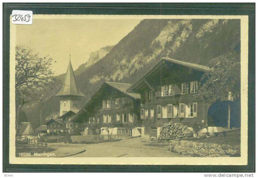 MEIRINGEN - MEYRINGEN  - TB - Meiringen