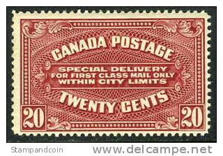 Canada E2 Mint Hinged 20c Special Delivery From 1922 - Exprès