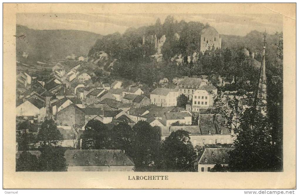 Larochette. - Une Vue Du Village. - Année 1923. - Edit H. Gronenschild, Bazar, Larochette. - Larochette