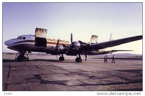 Plane Airplane Avion Iscargo DOUGLAS DC-6 - 1946-....: Era Moderna