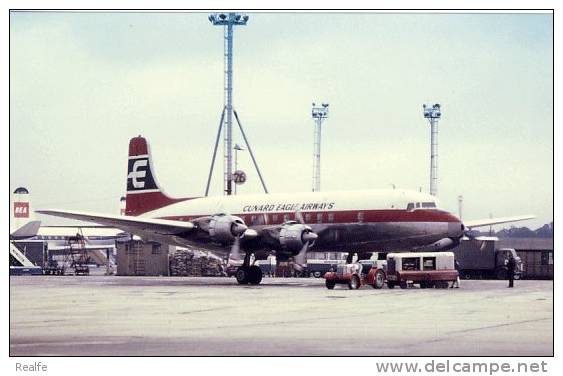 Plane Airplane Avion Cunard Eagle Airways  DOUGLAS DC-6 - 1946-....: Modern Era