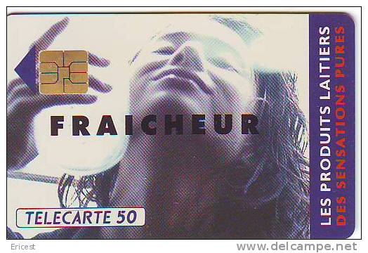 -*- FRAICHEUR 50U SO3 02.93 A + 8 CHIFFRES ESPACES N° A 32017232 BON ETAT - 1993