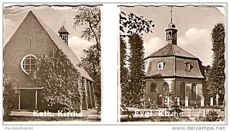 AK Hamburg - Niendorf Mehrbild 9 Bilder Kirchen Poseidonbad 11.5.60 -14 (24a) HAMBURG 1 Ce Nach Ludwigshafen / Rhein - Eimsbuettel