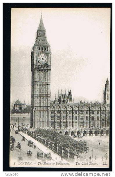 CPA.       LONDON.    The Houses Of Parliament - The Clock Tower. - Houses Of Parliament