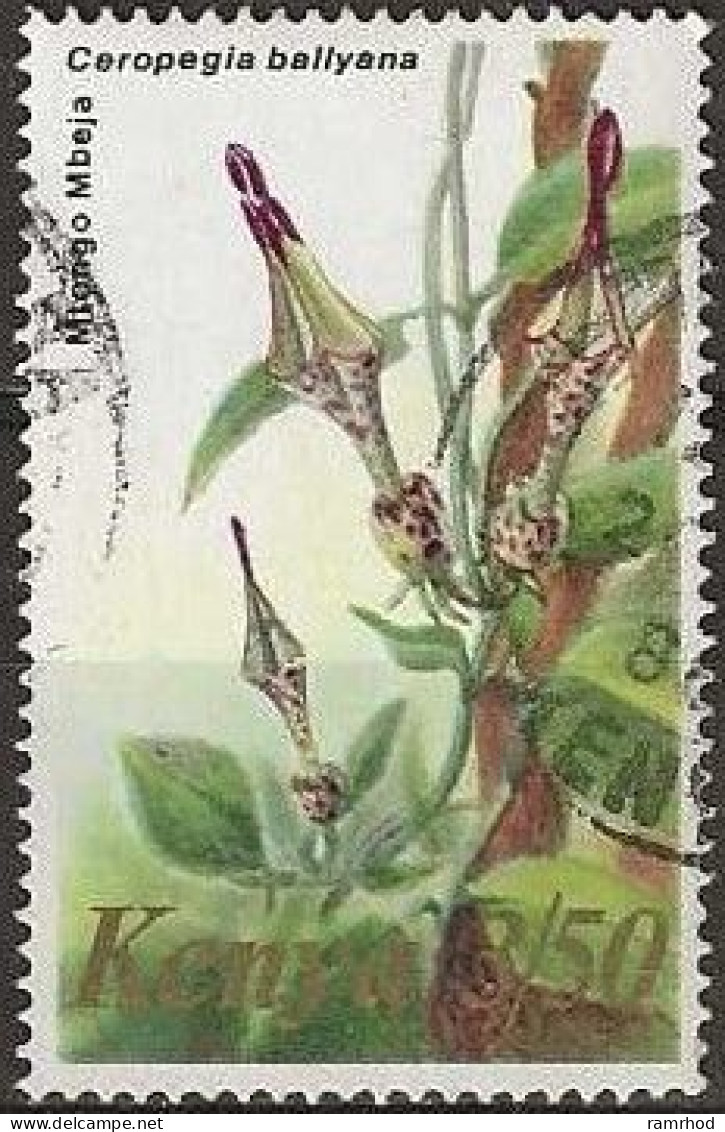 KENYA 1983 Flowers - 3s.50 Mtongo Mbeja FU - Kenia (1963-...)