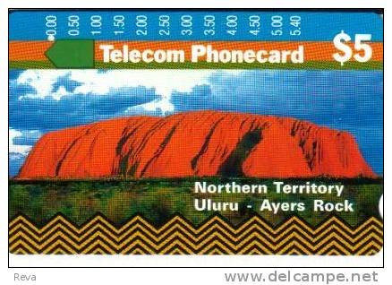 AUSTRALIA $5 STATE SERIES 1991 NORTHERN TERRITORY ULURU AYERS ROCK AUS-037 MINT  READ DESCRIPTION !! - Australie