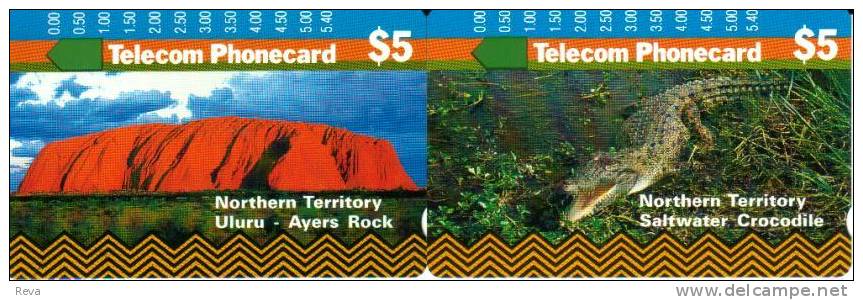 AUSTRALIA $5 STATE SERIES 1991 NORTHERN TERRITORY ULURU AYERS ROCK AUS-037 MINT  READ DESCRIPTION !! - Australien