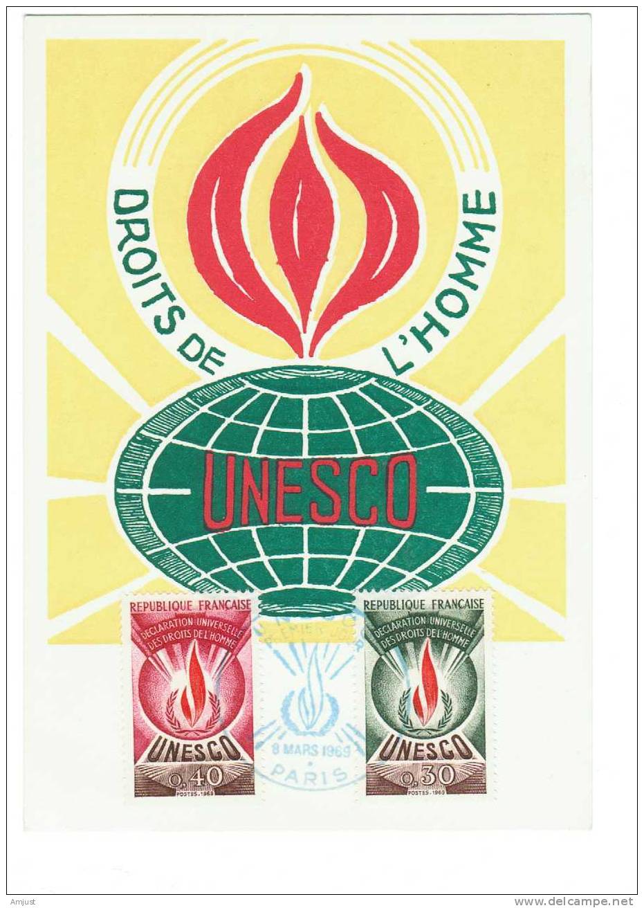 Carte Maximum,maxi Cards, Unesco - 1960-1969