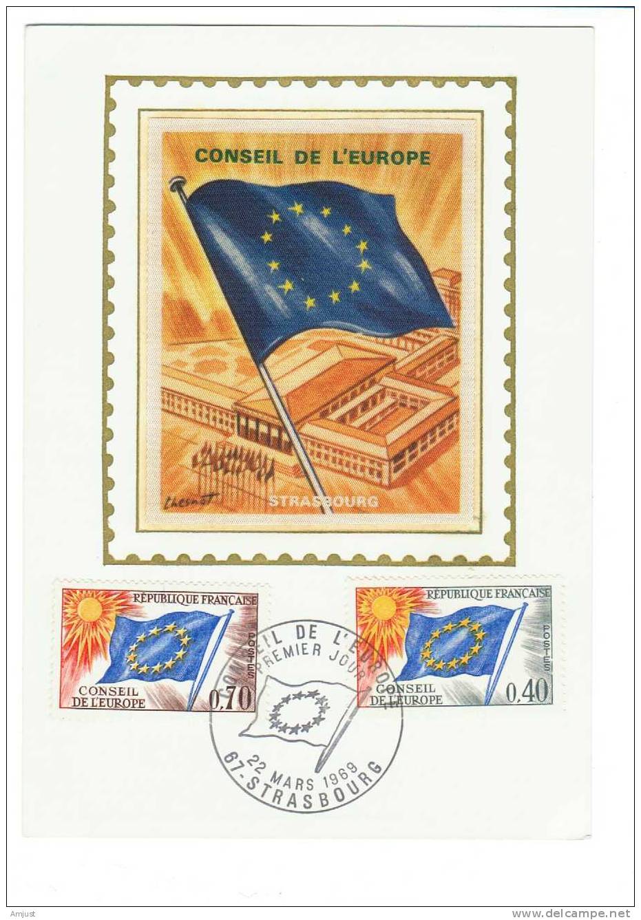 Carte Maximum,maxi Cards, Conseil De L'Europe - Other & Unclassified