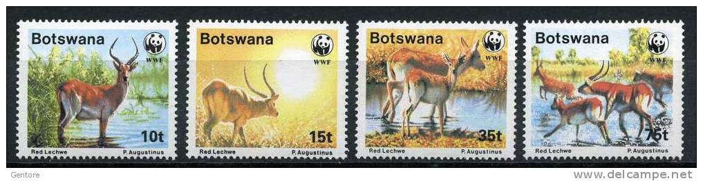 BOTSWANA 1988 Antilopes Cpl Set Of 4 Yvert Cat N° 579/82  Absolutely Perfect MNH ** - Gibier