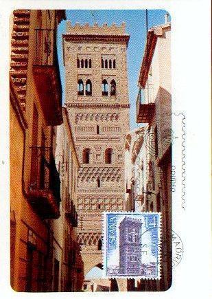 ESPAGNE  Carte Maximum Num-Yvert 2301 TERUEL LA TOUR ST MARTIN - Maximum Cards