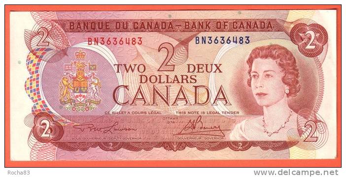 CANADA - 2 Dollars  De 1974 - NEUF - Pick 86a - Kanada