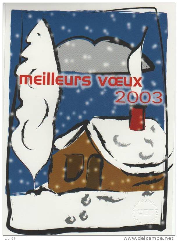 ENCART  MEILLEURS VOEUX 2003 - Nouvel An