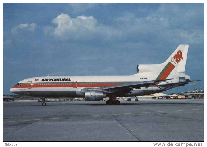 Lockheed L1011 Tristar (CS-TED) De La Compagnie Air Portugal Carte PI Réf. 490 - 1946-....: Moderne