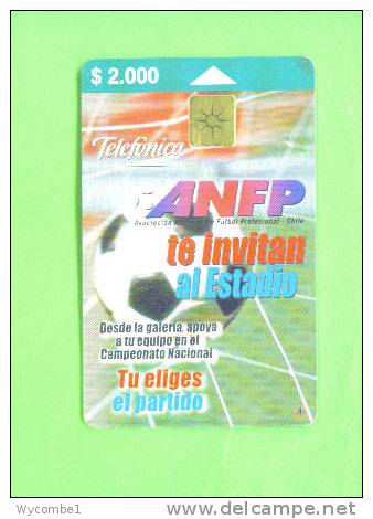 CHILE - Chip Phonecard/Football ANFP - Cile