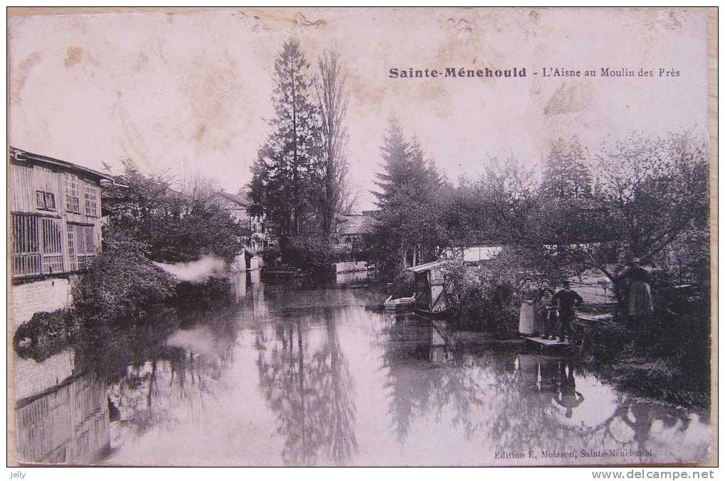 SAINTE-MENEHOULD - L'Aisne Au Moulin Des Prés - Sainte-Menehould