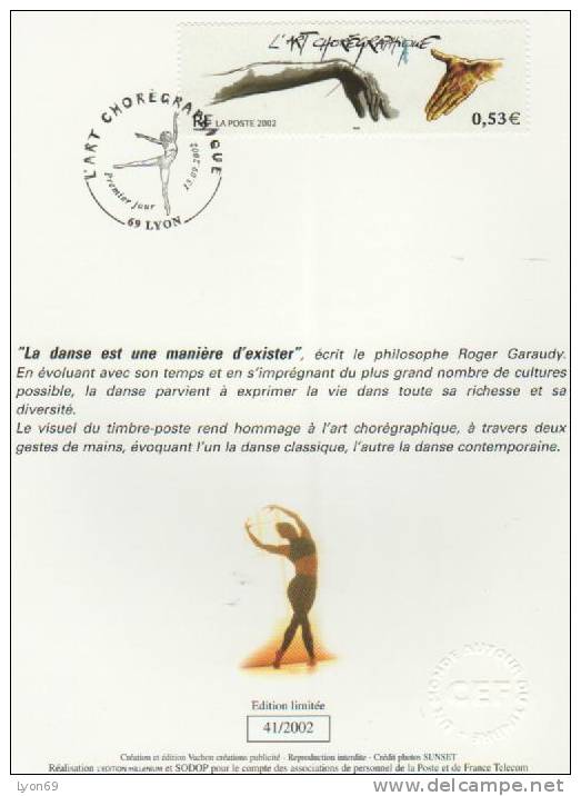 ENCART  L'ART CHOREGRAPHIQUE  2002 - Danse