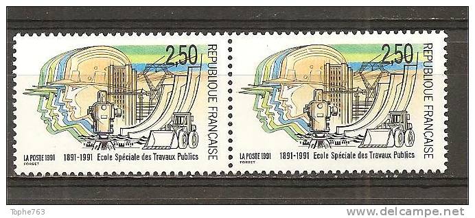 France 1991 YT N° 2726** Paire - Unused Stamps