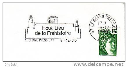 1980 France 37 Indre Loire Le Grand Pressigny Haut Lieu Prehistoire Menhirs Dolmens Prehistory Prehistoria Preistoria - Préhistoire
