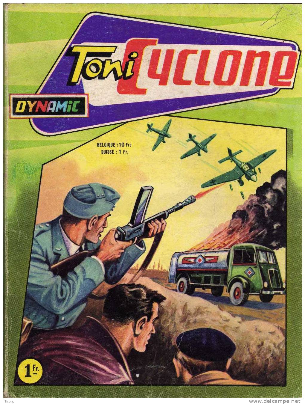 BD RELIURE DYNAMIC TONI CYCLONE 599 DE 1961 - NUMEROS 104 - 106 - 107 ( TIM ET TOM ) RARE - Arédit & Artima