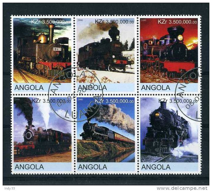 - ANGOLA . BLOC DE 6 TIMBRES  DE 2000 - Angola