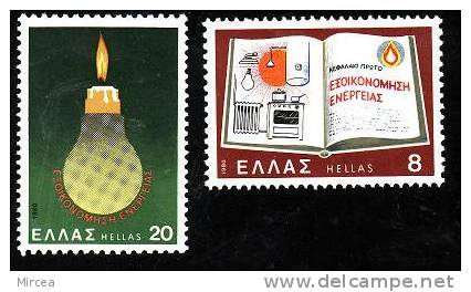 Grece Yv.no.1387-8 Neufs** - Unused Stamps